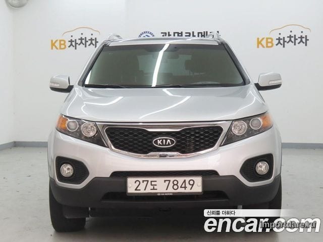 KIA SORENTO R 2011 — 106 318 км, серебристый, Корея — под ключ — фото 1