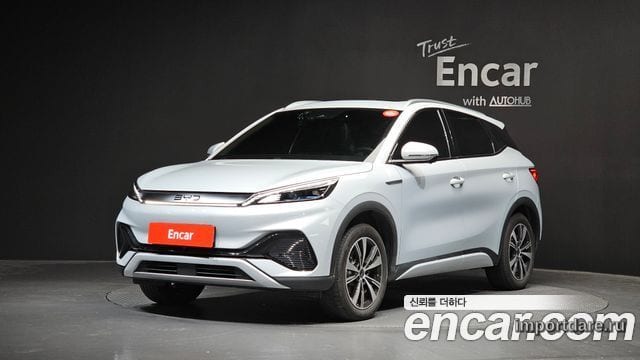 BYD ATTO 3 2025 — 34 386 км, серебристый, Корея — под ключ — фото 1