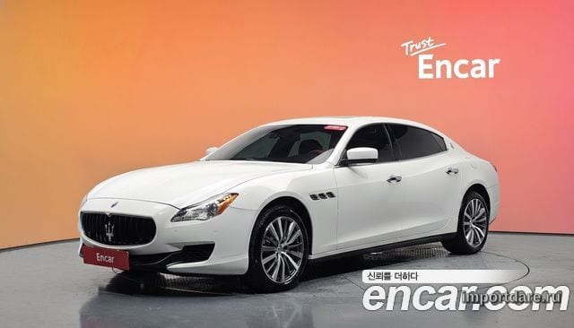 MASERATI QUATTROPORTE 2016 — 89 955 км, белый, Корея — под ключ — фото 2