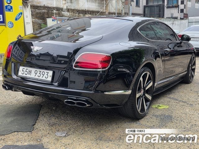 BENTLEY CONTINENTAL 2015 — 141 280 км, чёрный, Корея — под ключ — фото 2