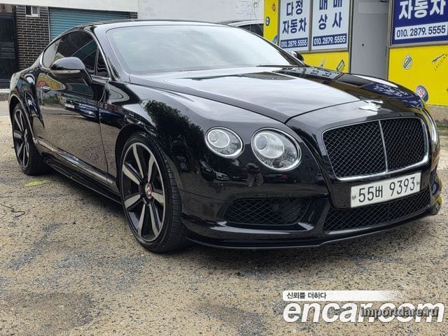 BENTLEY CONTINENTAL 2015 — 141 280 км, чёрный, Корея — под ключ — фото 3