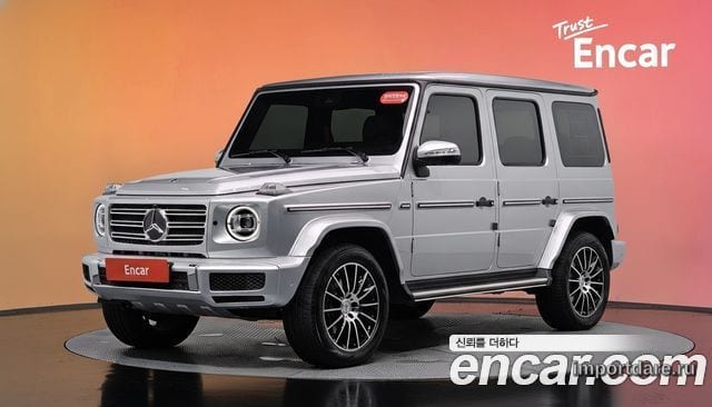 MERCEDES-BENZ G-CLASS W463B 2023 — 21 392 км, серебристо-серый, Корея — под ключ — фото 2