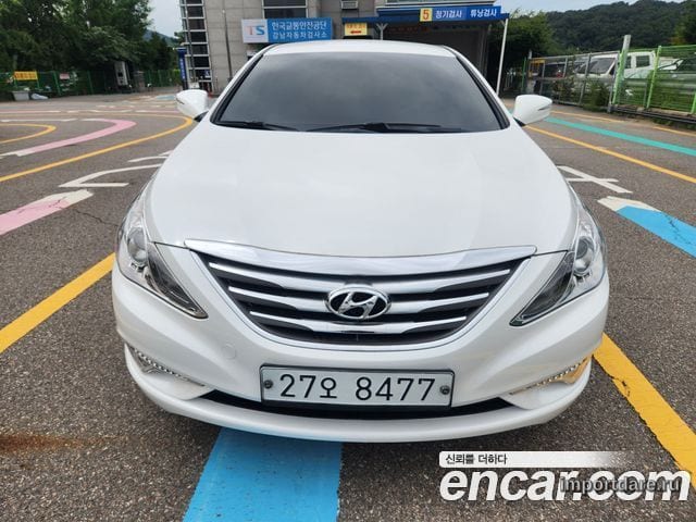 HYUNDAI SONATA THE BRILLIANT 2013 — 57 213 км, белый, Корея — под ключ — фото 2