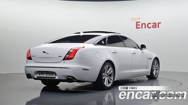 JAGUAR XJ 2013 — 130 983 км, белый, Корея — под ключ — фото 2