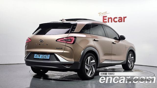 HYUNDAI NEXO 2019 — 88 737 км, светло-золотистый, Корея — под ключ — фото 2