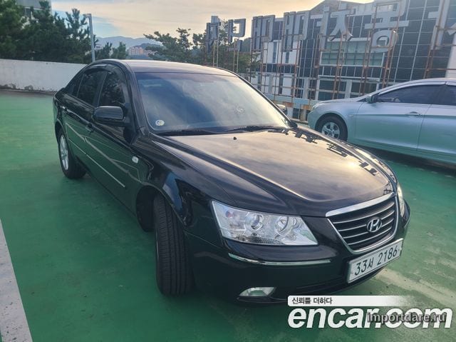 HYUNDAI SONATA TRANSFORM 2008 — 53 000 км, чёрный, Корея — под ключ — фото 3