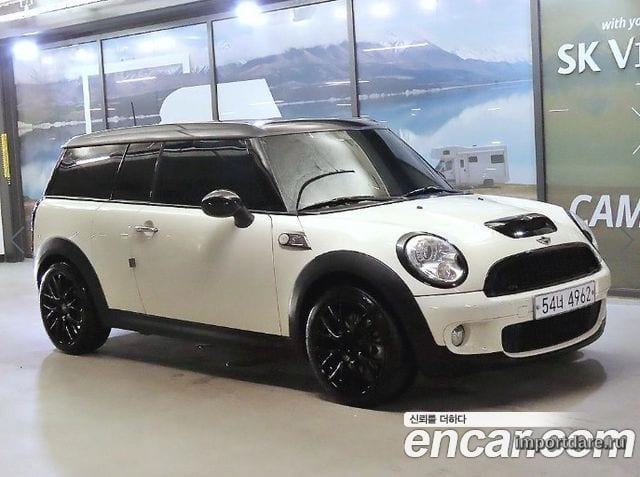 MINI COOPER S CLUBMAN 2010 — 112 165 км, белый-перламутр, Корея — под ключ — фото 1
