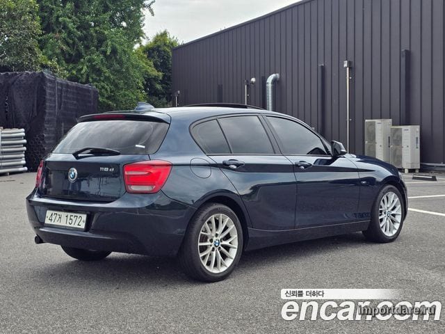 BMW 1 SERIES 2015 — 116 000 км, синий, Корея — под ключ — фото 2
