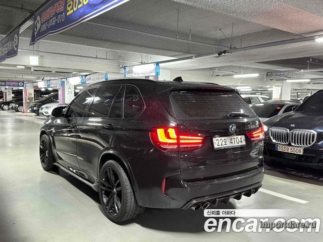 BMW X5M 2018 — 122 000 км, чёрный, Корея — под ключ — фото 3