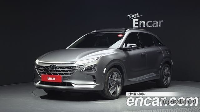 HYUNDAI NEXO 2020 — 68 122 км, серебристо-серый, Корея — под ключ — фото 1