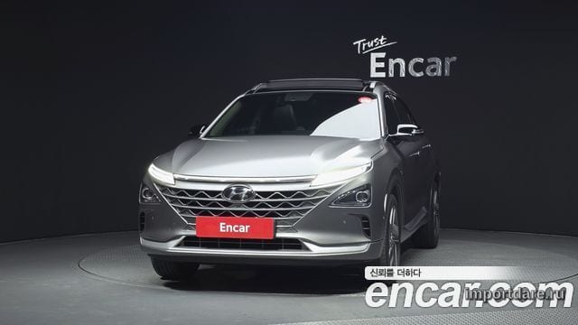 HYUNDAI NEXO 2020 — 68 122 км, серебристо-серый, Корея — под ключ — фото 3