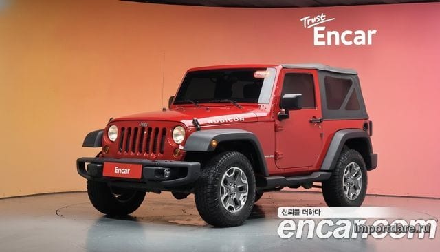 JEEP WRANGLER 2012 — 110 855 км, красный, Корея — под ключ — фото 2