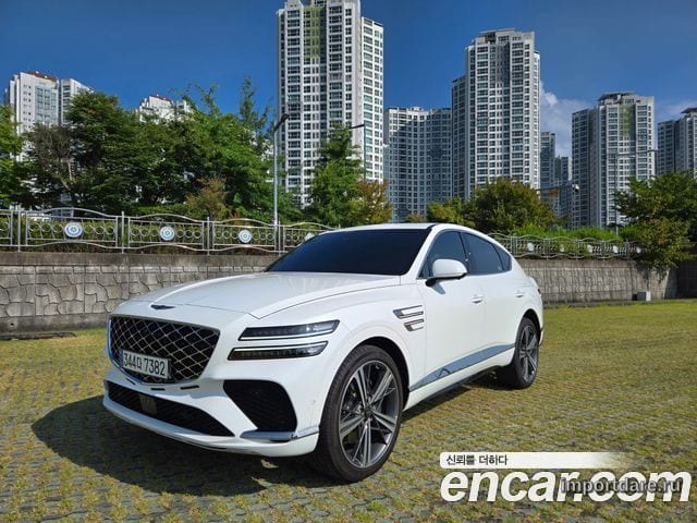 GENESIS GV80 COUPE 2024 — 44 500 км, белый-перламутр, Корея — под ключ — фото 1