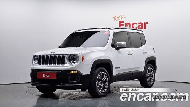 JEEP RENEGADE 2017 — 129 737 км, белый, Корея — под ключ — фото 1
