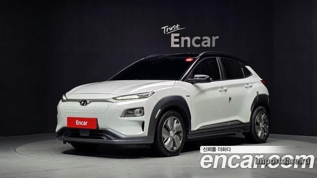 HYUNDAI KONA ELECTRIC 2019 — 180 505 км, белый, Корея — под ключ — фото 1