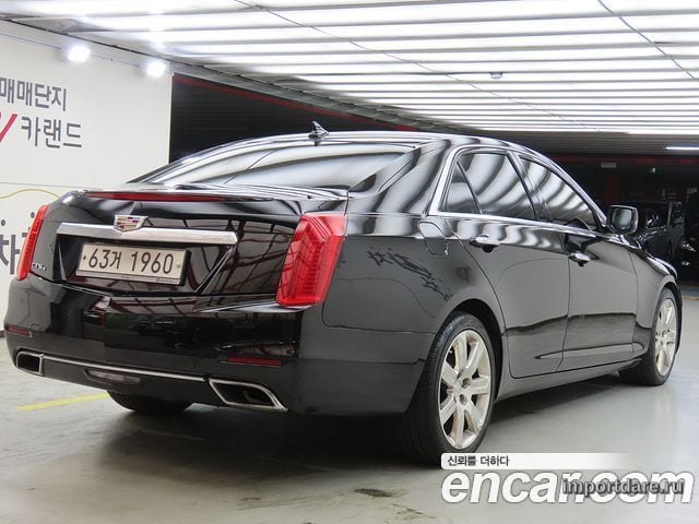 CADILLAC CTS 2015 — 135 306 км, чёрный, Корея — под ключ — фото 4
