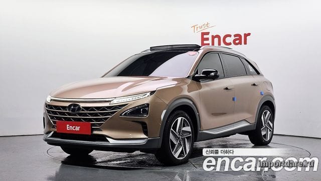 HYUNDAI NEXO 2023 — 29 513 км, светло-золотистый, Корея — под ключ — фото 1