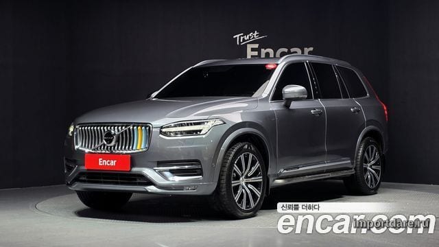 VOLVO XC90 2020 — 88 204 км, серебристо-серый, Корея — под ключ — фото 1