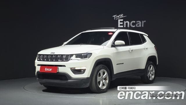 JEEP COMPASS 2019 — 176 830 км, белый, Корея — под ключ — фото 1