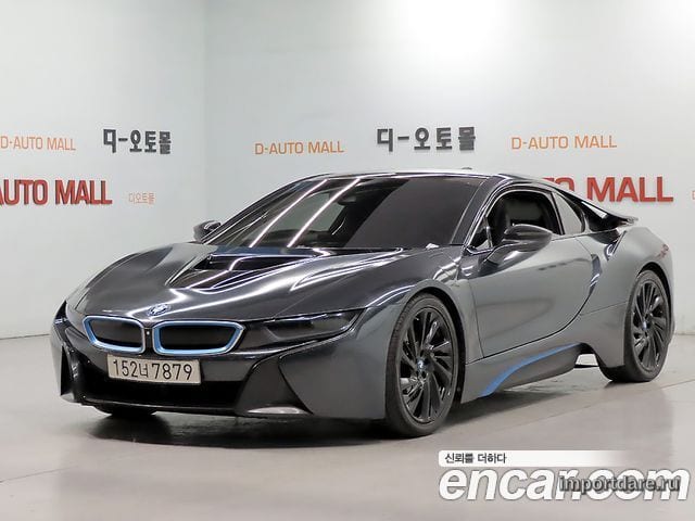 BMW I8 2015 — 119 521 км, серый, Корея — под ключ — фото 2