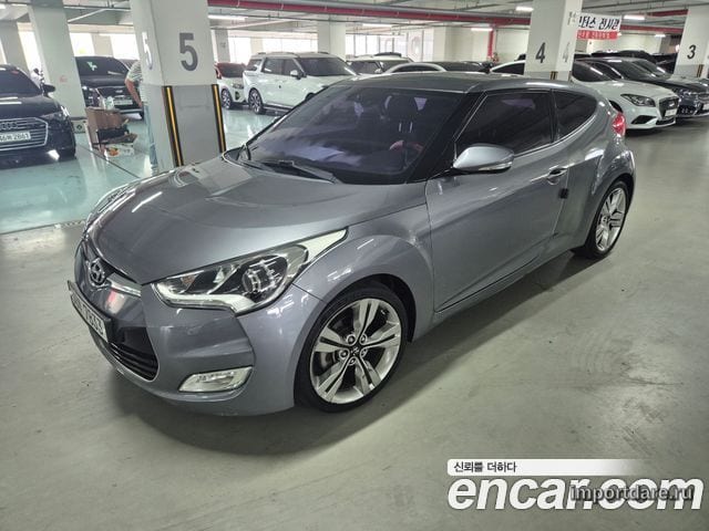 HYUNDAI VELOSTER 2013 — 60 000 км, серебристо-серый, Корея — под ключ — фото 2
