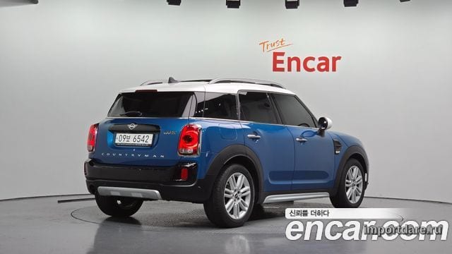 MINI COOPER COUNTRYMAN 2019 — 125 414 км, синий, Корея — под ключ — фото 1