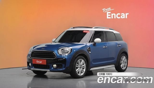 MINI COOPER COUNTRYMAN 2019 — 125 414 км, синий, Корея — под ключ — фото 2