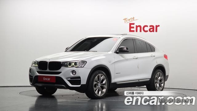 BMW X4 2017 — 251 085 км, белый, Корея — под ключ — фото 1