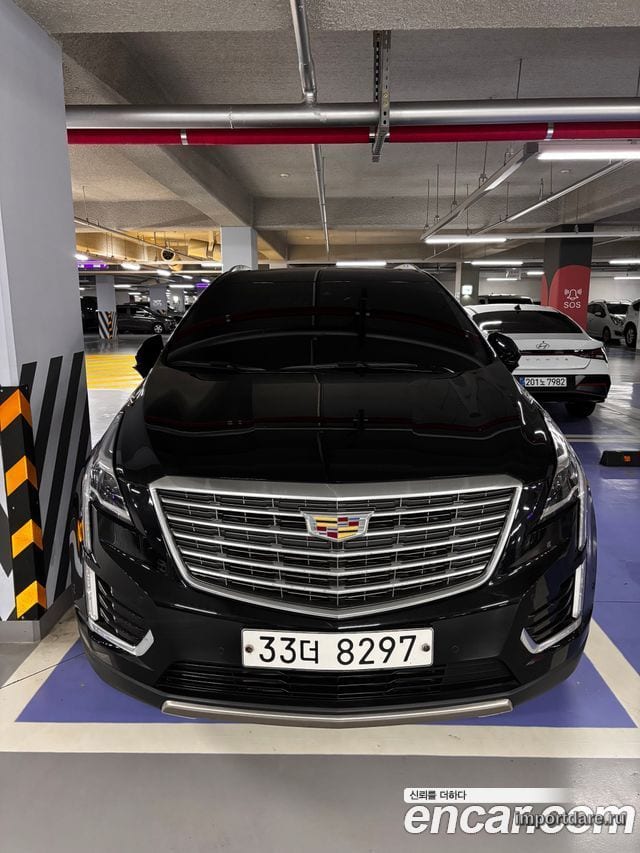 CADILLAC XT5 2018 — 107 000 км, чёрный, Корея — под ключ — фото 3