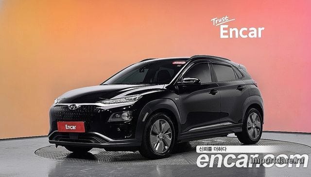 HYUNDAI KONA ELECTRIC 2019 — 174 832 км, чёрный, Корея — под ключ — фото 2