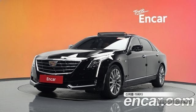 CADILLAC CT6 2018 — 46 656 км, чёрный, Корея — под ключ — фото 2