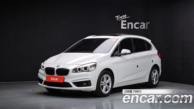 BMW 2 SERIES ACTIVE TOURER 2017 — 86 166 км, белый, Корея — под ключ — фото 1