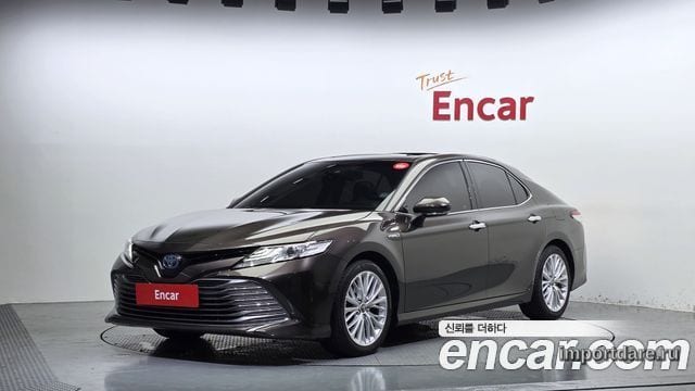 TOYOTA CAMRY 2019 — 137 246 км, коричневый, Корея — под ключ — фото 1