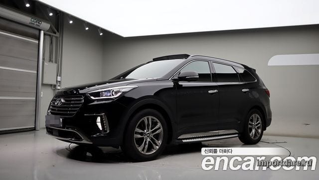 HYUNDAI MAXCRUZ 2017 — 42 841 км, чёрный, Корея — под ключ — фото 3