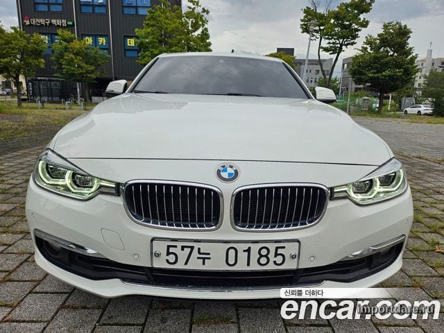 BMW 3 SERIES 2016 — 156 380 км, белый, Корея — под ключ — фото 1