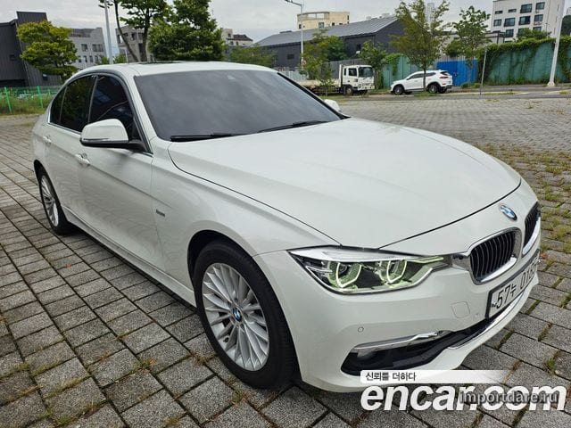 BMW 3 SERIES 2016 — 156 380 км, белый, Корея — под ключ — фото 2
