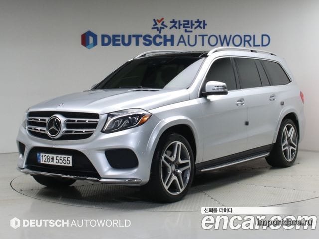 MERCEDES-BENZ GLS-CLASS X166 2017 — 149 329 км, серебристый, Корея — под ключ — фото 1