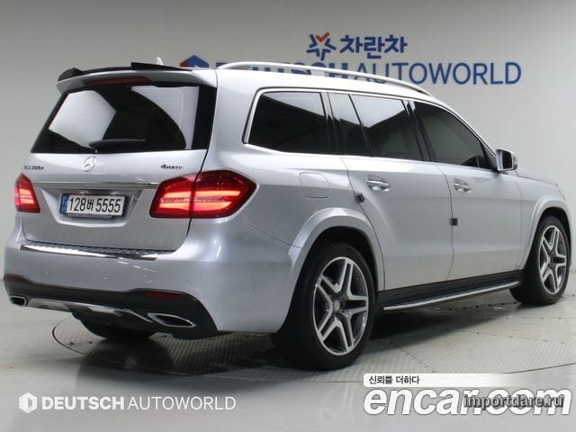 MERCEDES-BENZ GLS-CLASS X166 2017 — 149 329 км, серебристый, Корея — под ключ — фото 2
