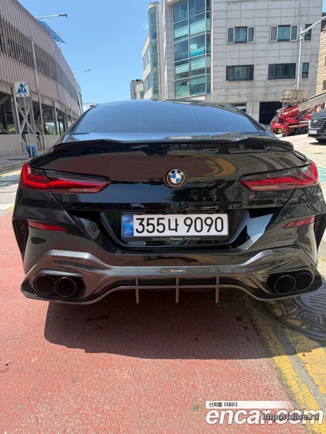 BMW 8 SERIES 2024 — 37 000 км, чёрный, Корея — под ключ — фото 2