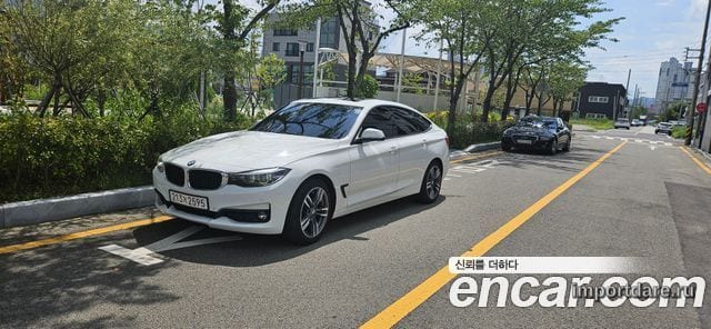 BMW 3 SERIES GT 2017 — 139 346 км, белый, Корея — под ключ — фото 1