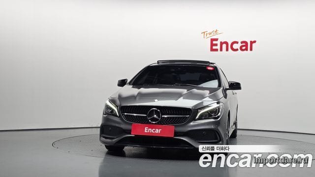 MERCEDES-BENZ CLA-CLASS C117 2017 — 88 621 км, серебристо-серый, Корея — под ключ — фото 3