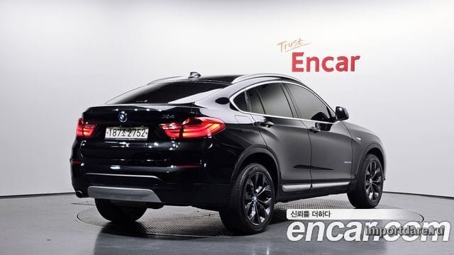 BMW X4 2015 — 162 331 км, чёрный, Корея — под ключ — фото 2