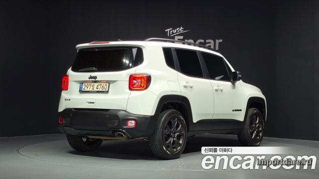JEEP RENEGADE 2021 — 66 740 км, белый, Корея — под ключ — фото 2