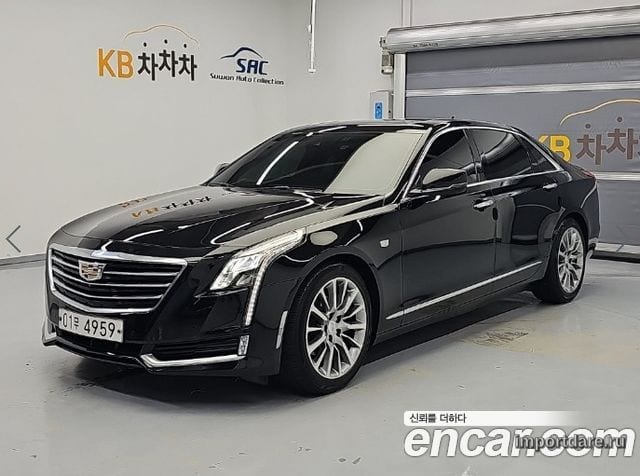 CADILLAC CT6 2018 — 224 697 км, чёрный, Корея — под ключ — фото 3