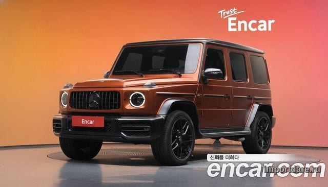 MERCEDES-BENZ G-CLASS W463B 2022 — 42 050 км, оранжевый, Корея — под ключ — фото 2