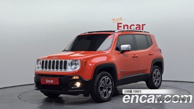 JEEP RENEGADE 2018 — 66 884 км, оранжевый, Корея — под ключ — фото 1