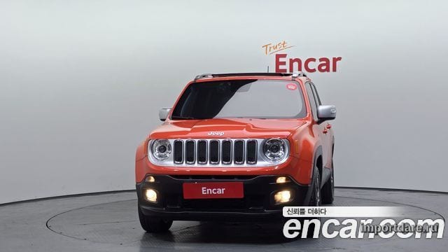 JEEP RENEGADE 2018 — 66 884 км, оранжевый, Корея — под ключ — фото 3