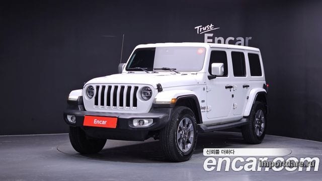 JEEP WRANGLER 2019 — 131 636 км, белый, Корея — под ключ — фото 1