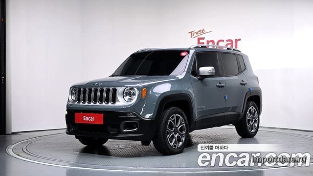 JEEP RENEGADE 2017 — 131 228 км, серебристый, Корея — под ключ — фото 1