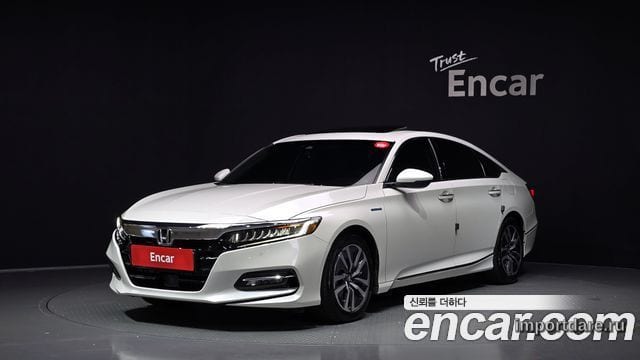 HONDA ACCORD 1 2019 — 152 917 км, белый, Корея — под ключ — фото 1